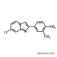 Molecular Structure of 475992-33-7 (7-Chloro-2-(3,4-dimethylphenyl)H-imidazo[1,2-a]pyridine)